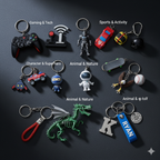 Boys' Keychain Collection - Fun Character & Personalized Keychains