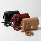 Women's Premium Leather Crossbody Handbag Collection