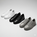 All Genders Premium Minimalist Leather Sneakers Collection