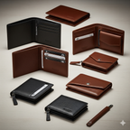 Men's Premium Leather Wallet Collection - RFID Blocking & Multiple Styles