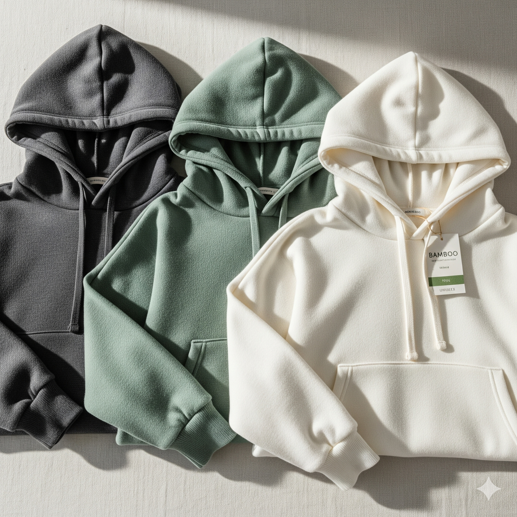 All-Gender Premium Sustainable Bamboo Comfort Hoodie