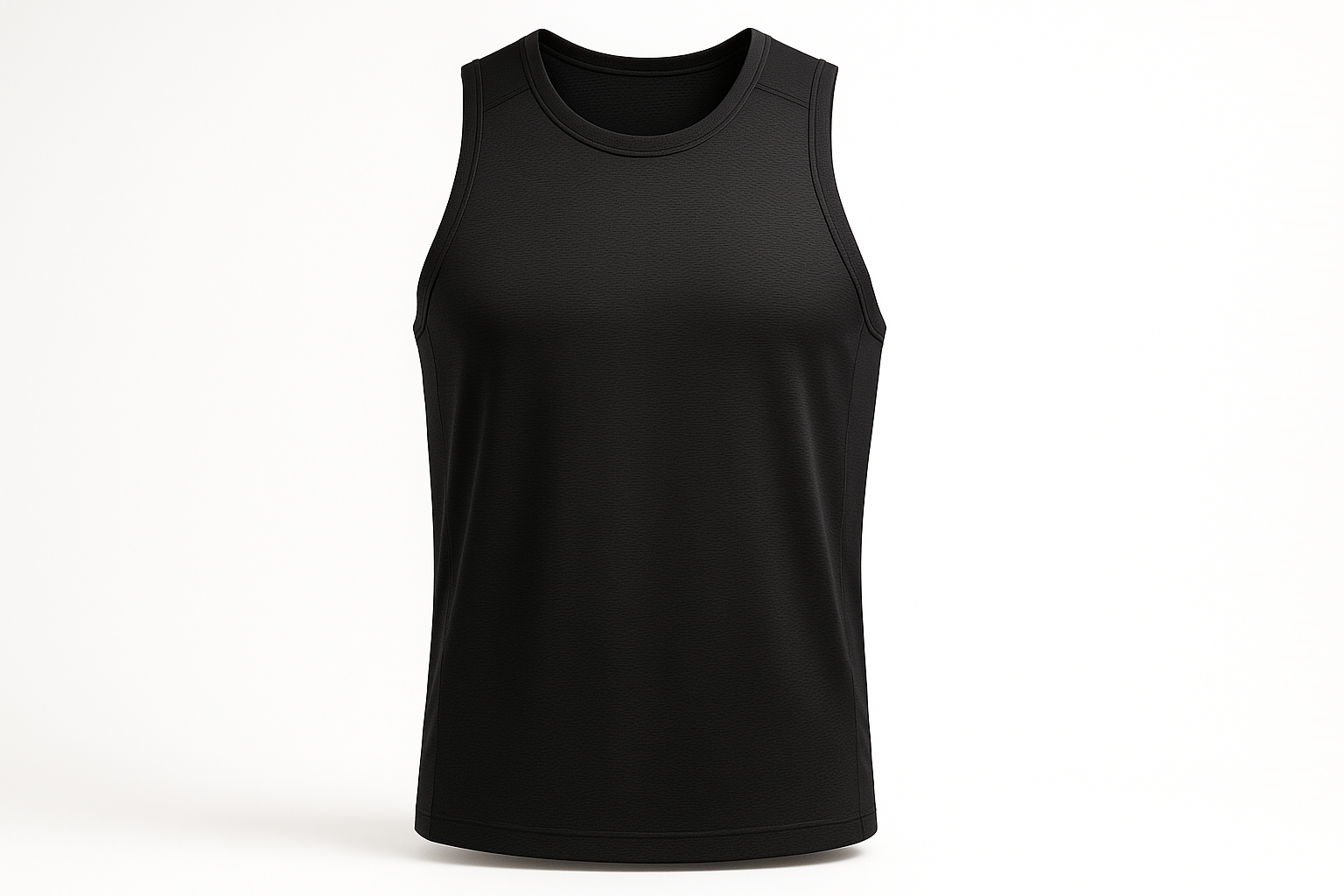 Black Athletic Tank Top