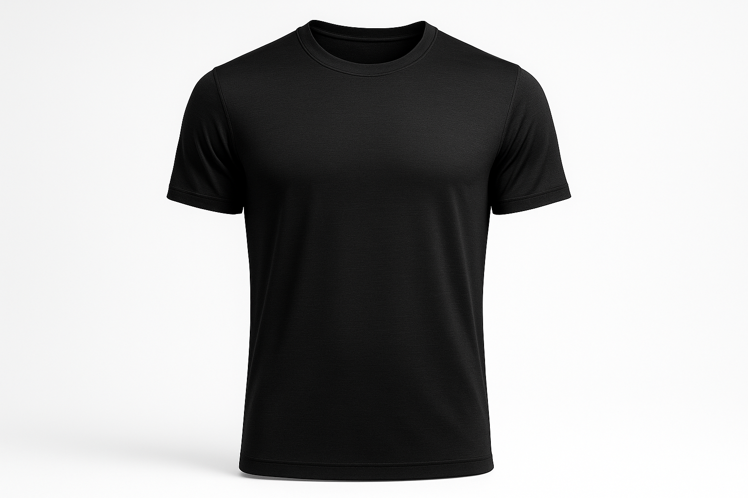 Black Crew Neck Tee