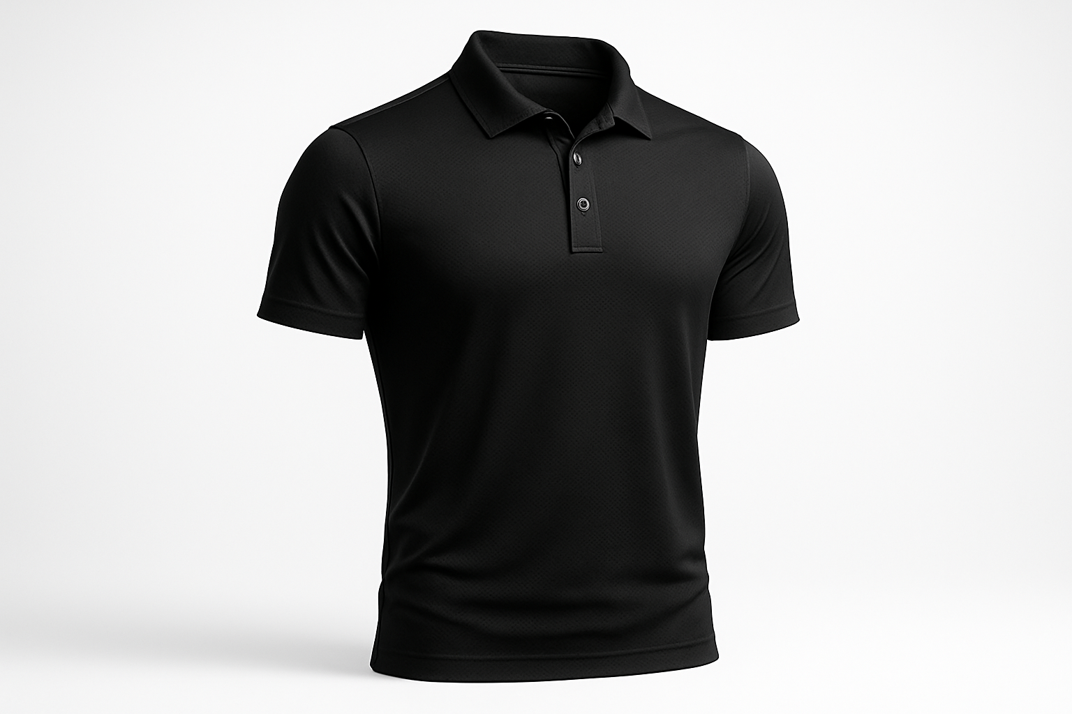 Black Performance Polo