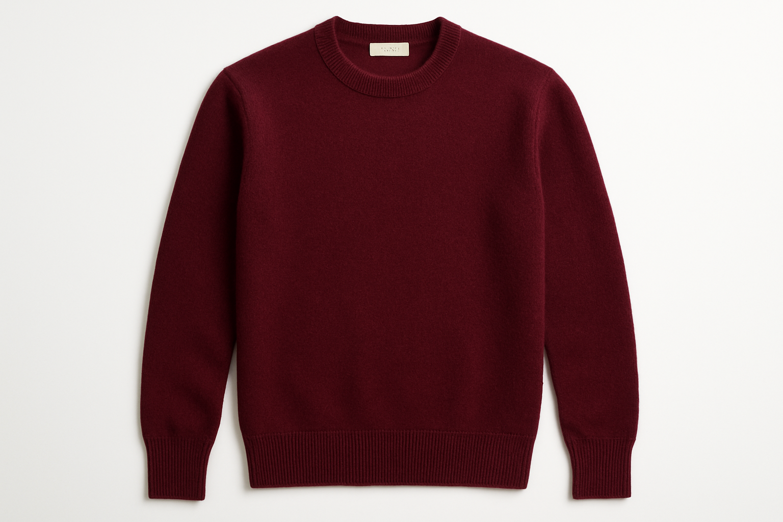 Burgundy Crew Neck