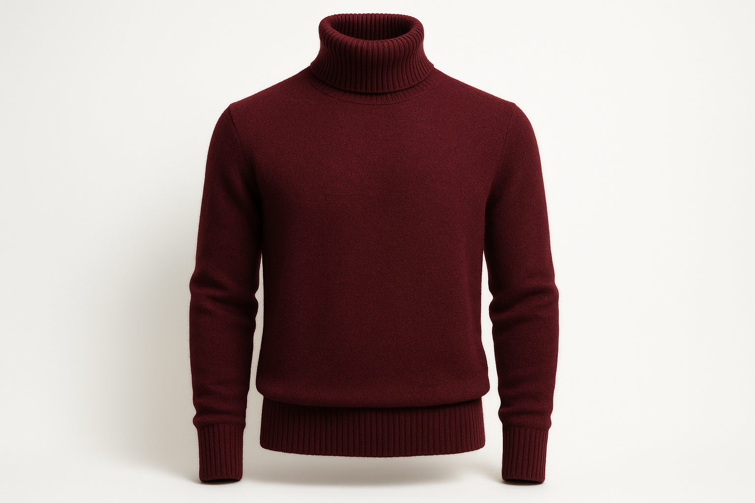 Burgundy Turtleneck