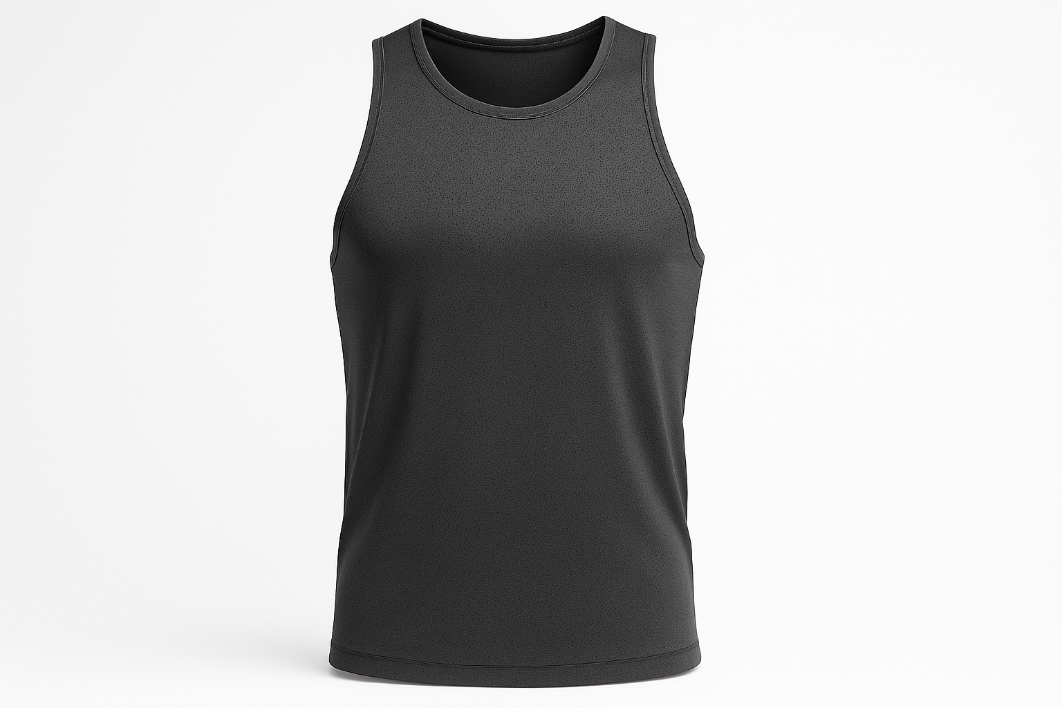 Charcoal Gray Athletic Tank Top
