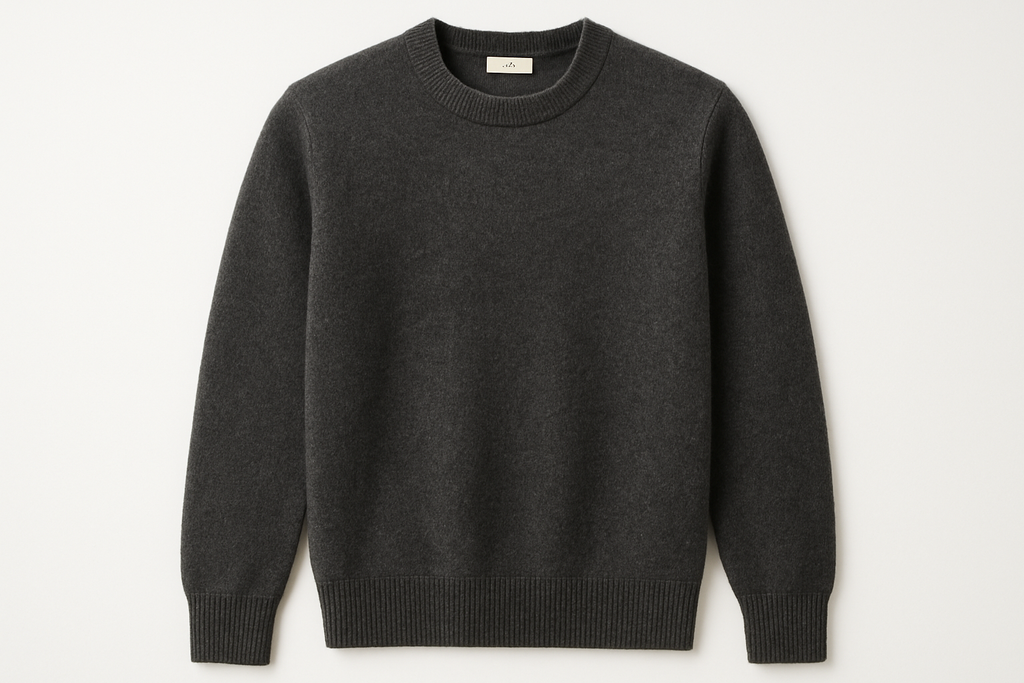 Charcoal Gray Crew Neck