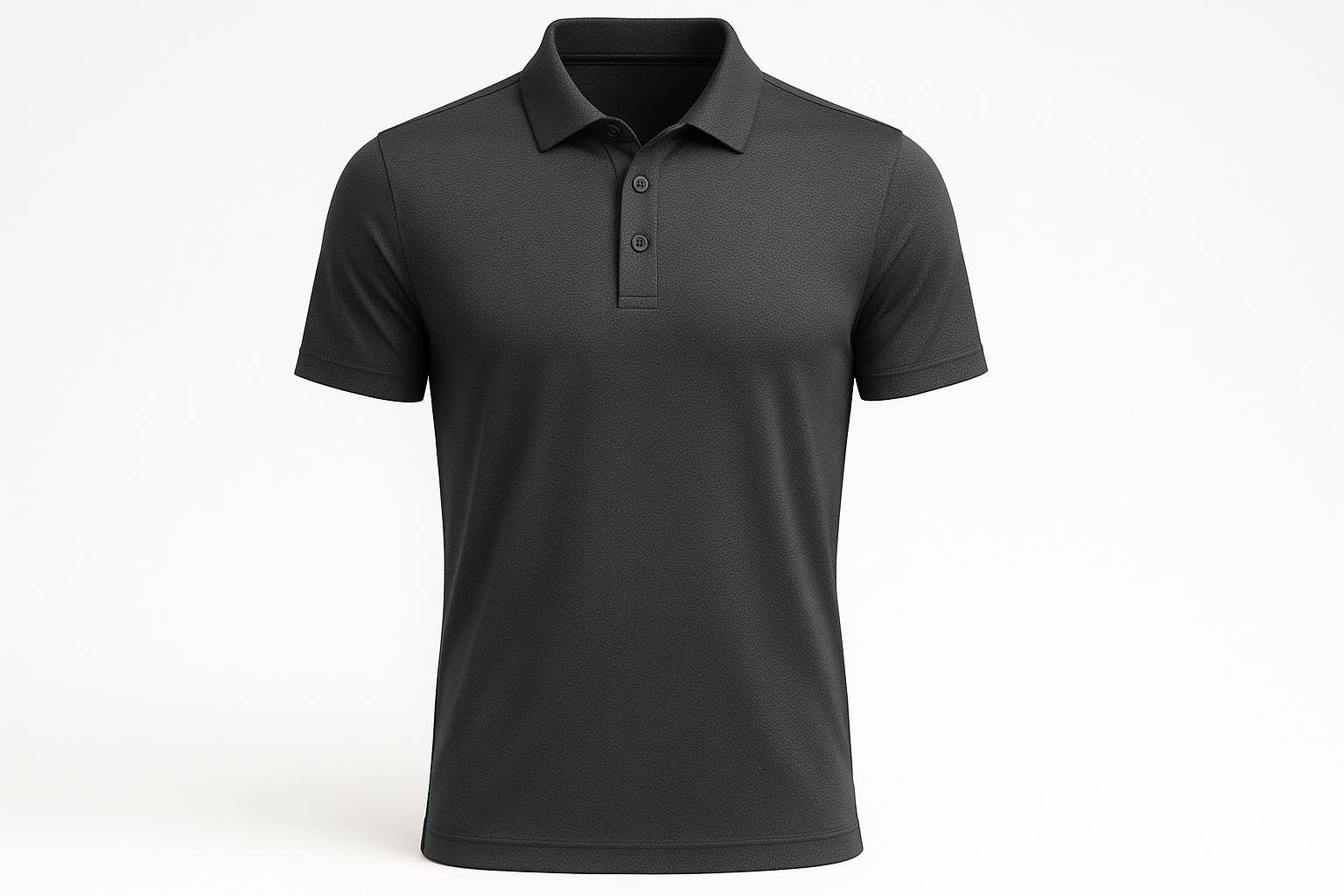 Charcoal Gray Performance Polo