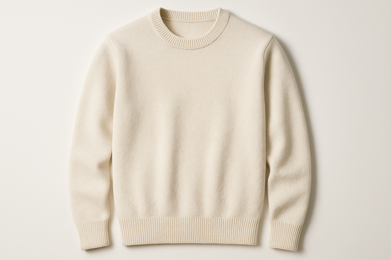 Cream Crew Neck
