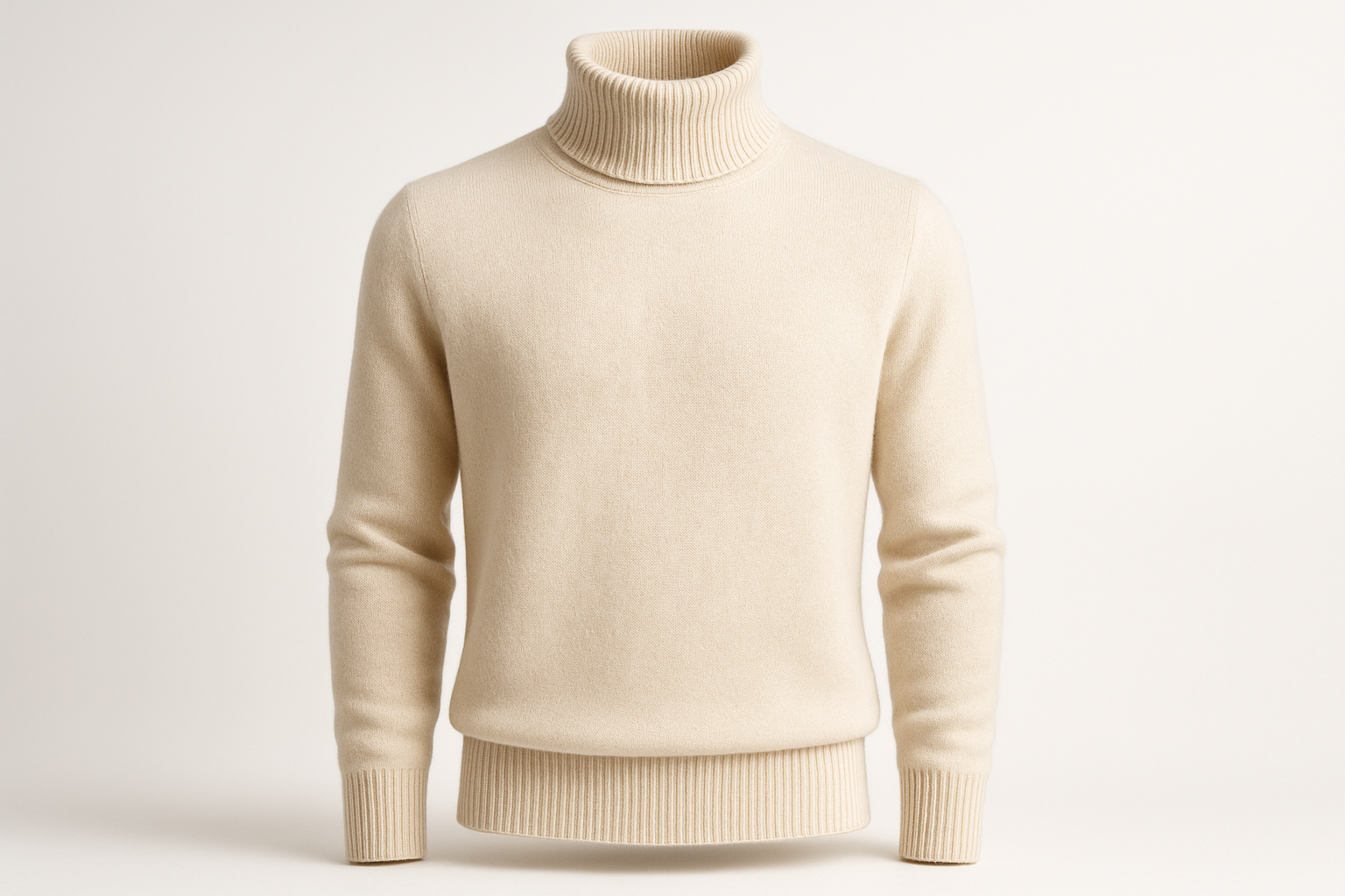 Cream Turtleneck