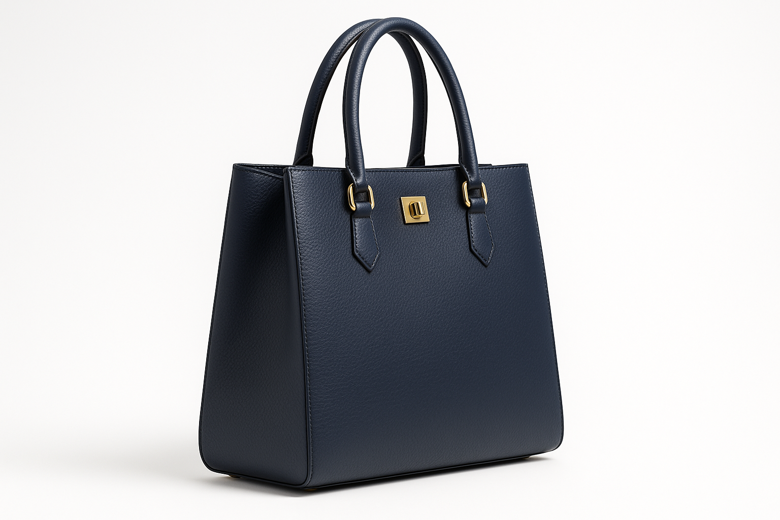 Deep Navy Blue Medium Tote