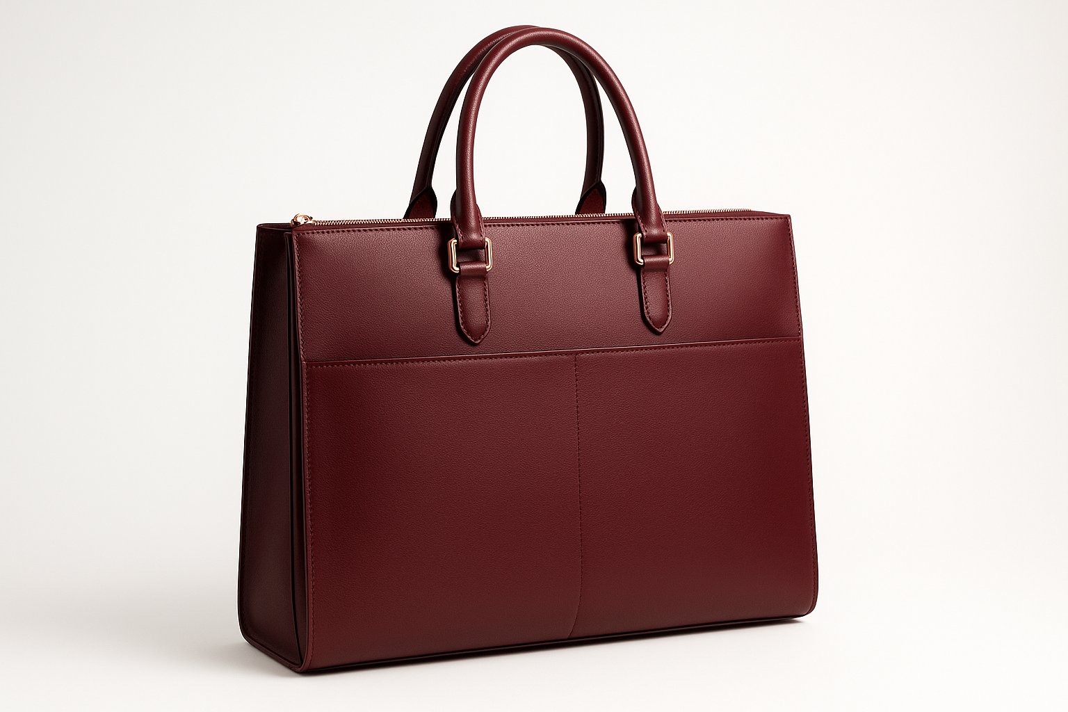Executive Tote - Elegant Burgundy
