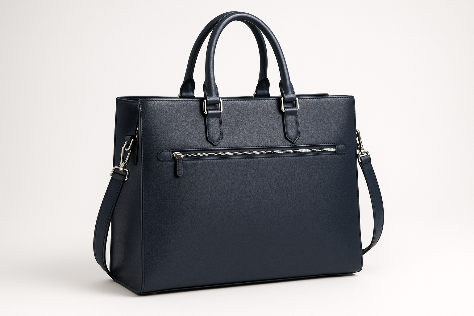 Executive Tote - Sophisticated Navy Blue