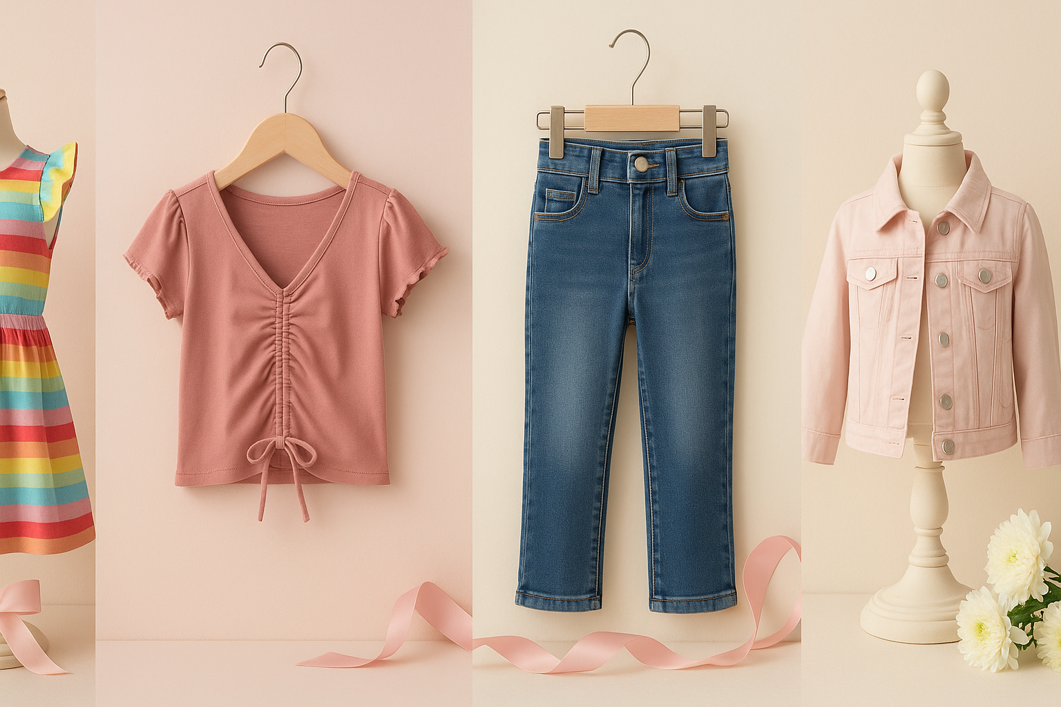 Girls' Clothing Clean Banner