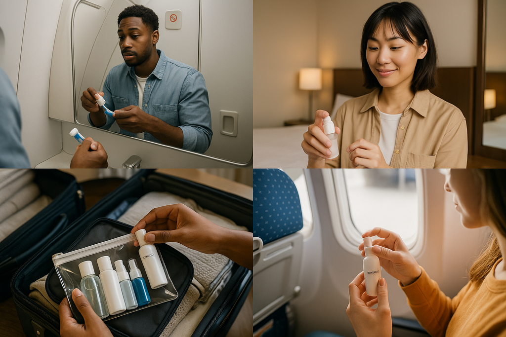 All-Gender Travel-Size Care Essentials Kit - Lifestyle Usage