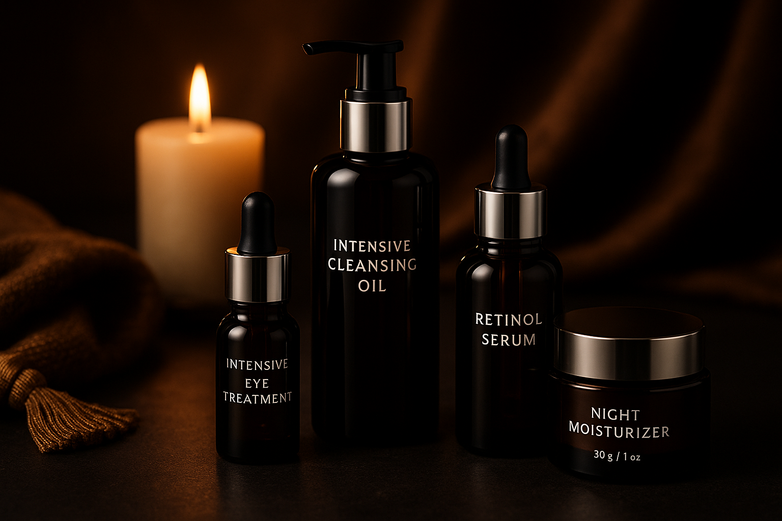 Evening Ritual Skincare Set - Intensive Night Formulas