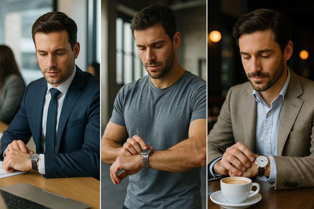 Men's Luxury Watch Collection - Lifestyle Photography