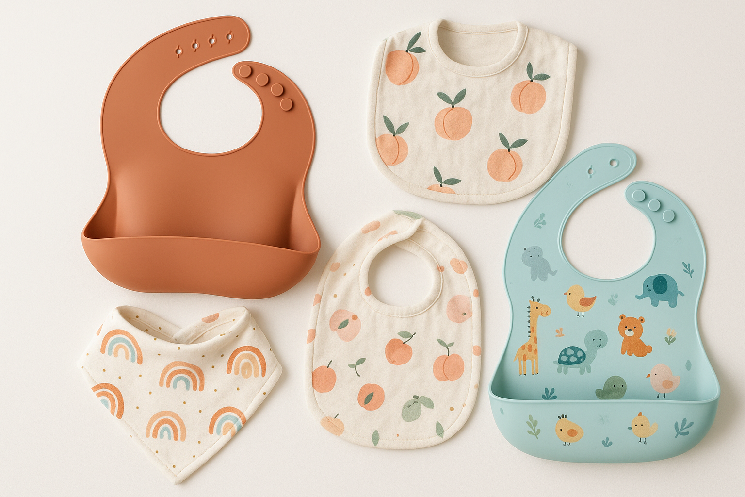 Baby Bib Collection - Product Variety Display