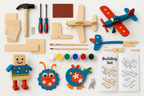 Boys' Art & Craft Building Set - Workshop Tools Display