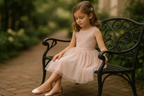 Girls' Ballet Flats - Elegant Lifestyle View