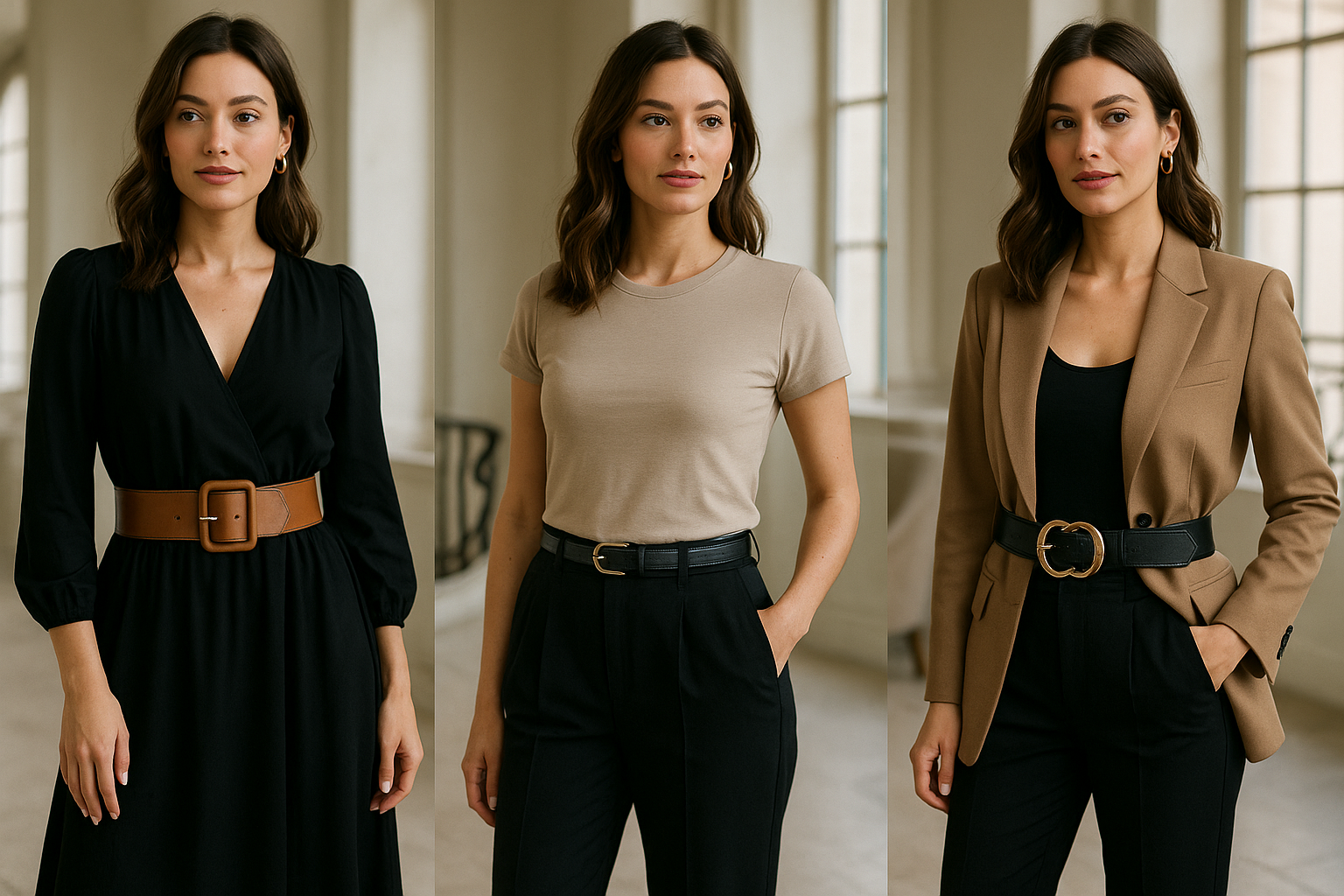 Women's Fashion Belt Collection - Styling Examples