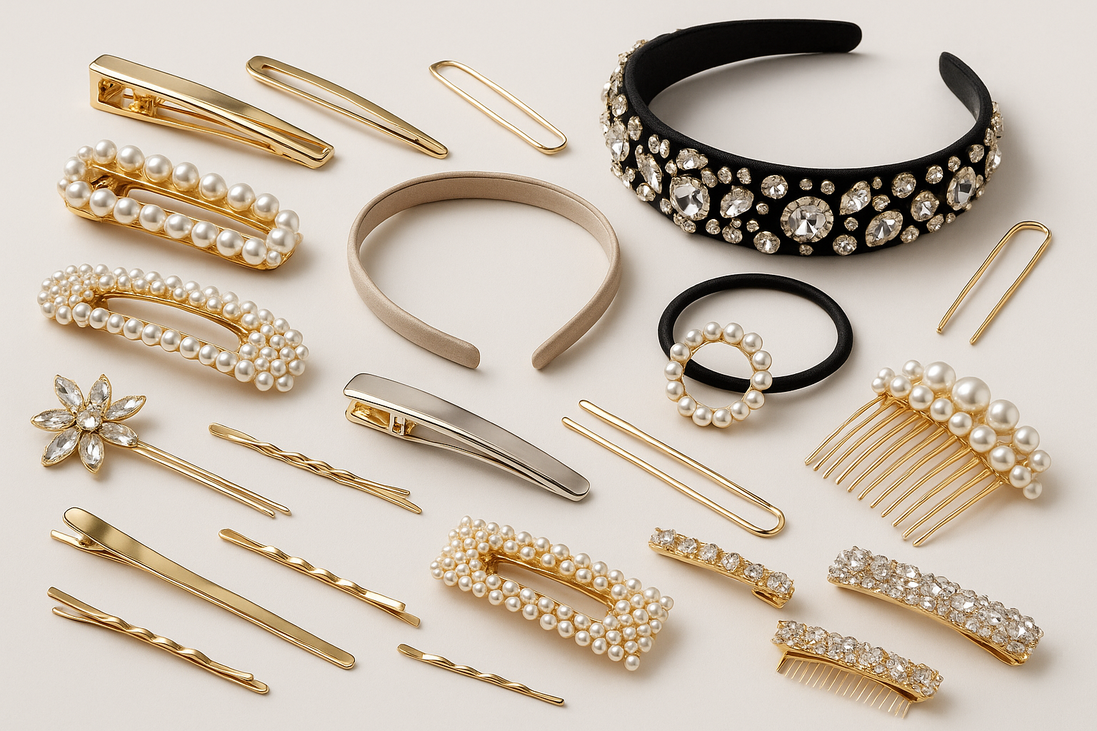 Women's Hair Accessories Collection - Product Display