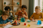 Boys Conducting Science Experiments - Educational Lifestyle