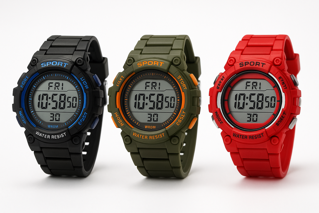 Boys' Digital Sports Watches Product Display