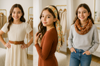Girls Belt & Scarf Collection - Lifestyle Photo