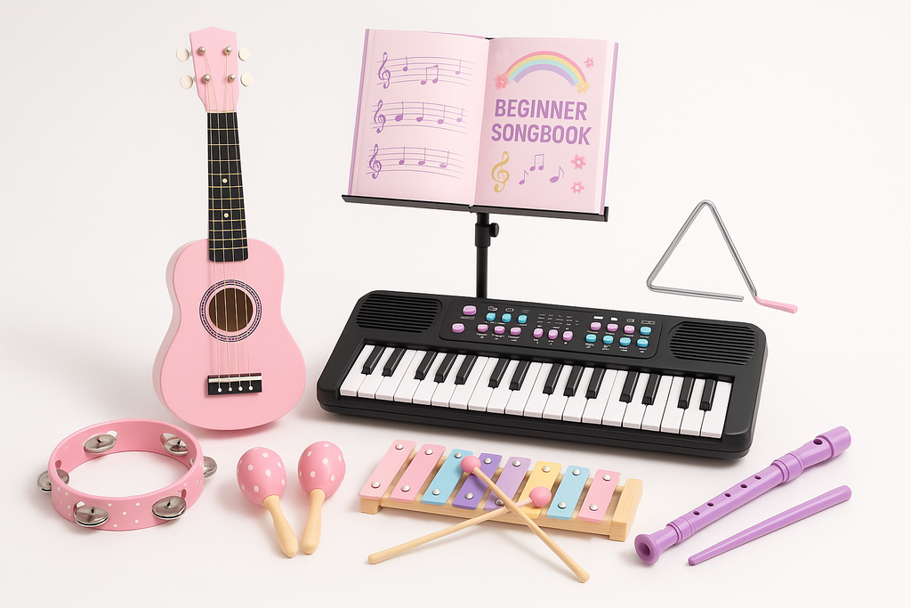 Girls' Musical Harmony Set - Instrument Collection