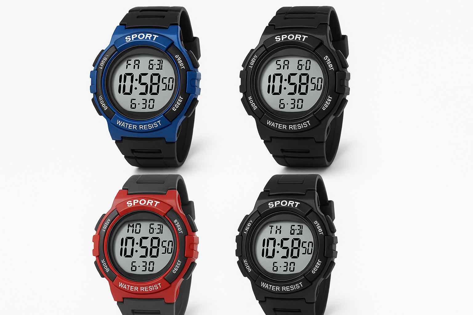Boys Digital Watch Collection - Product Display