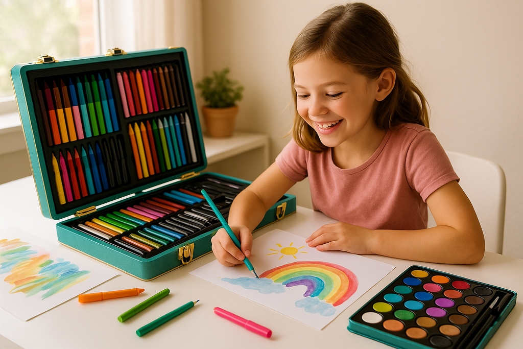 Girls' Deluxe Creative Art Set - Lifestyle Photo