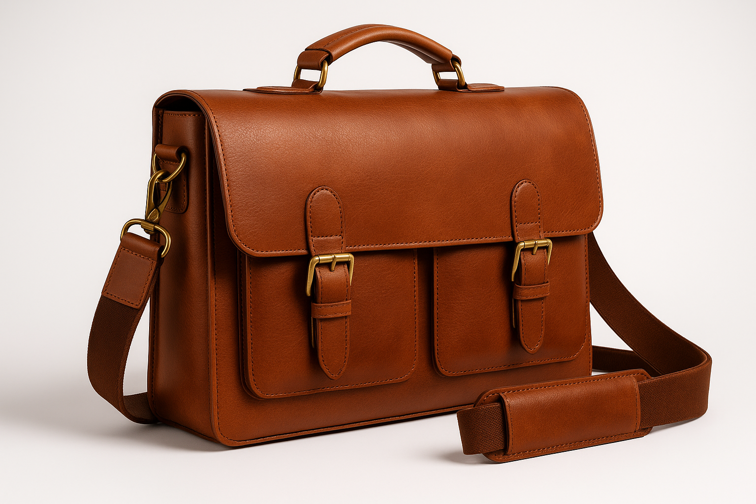 Rich Brown Standard 15-inch - Executive Messenger Bag
