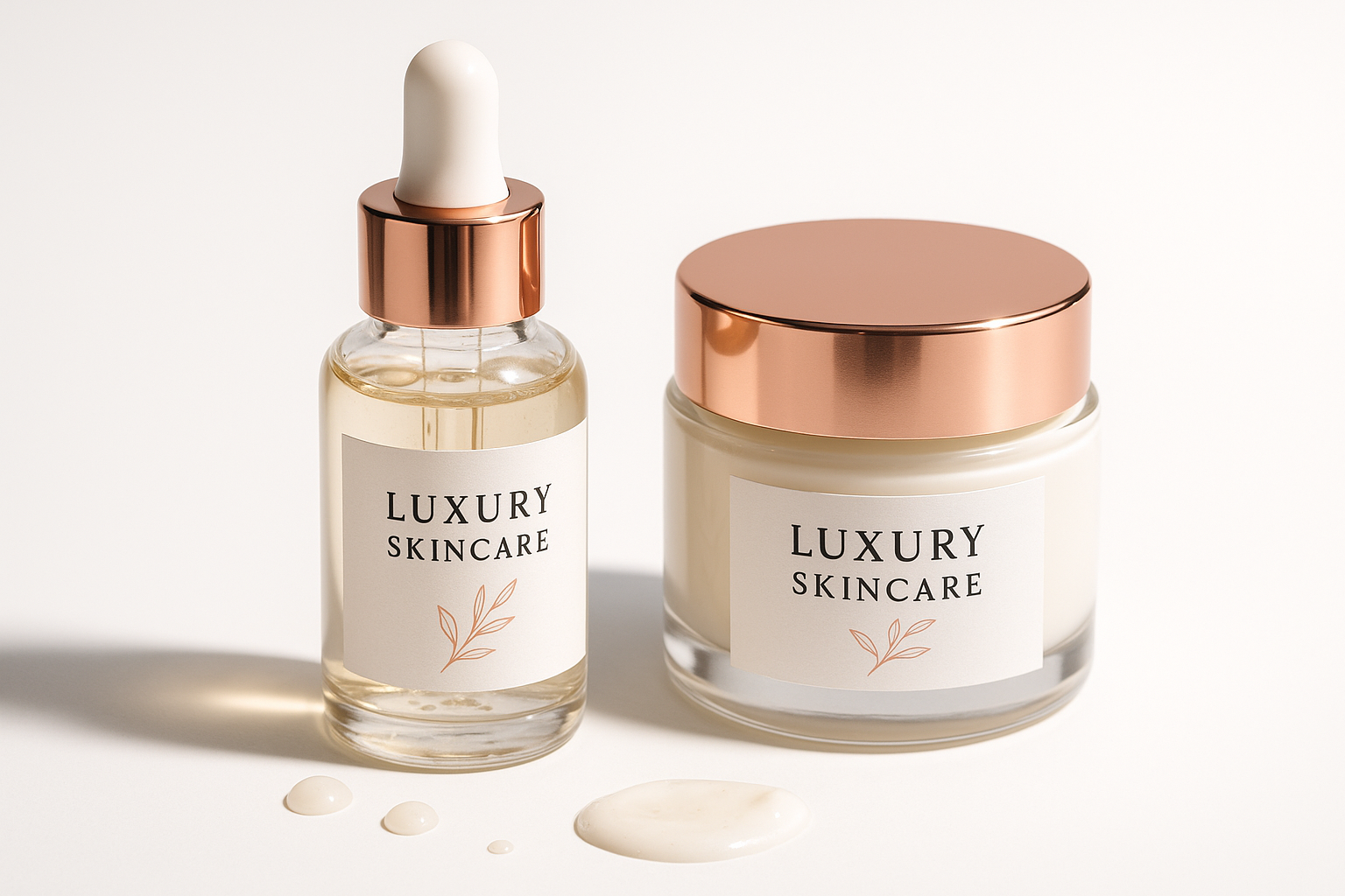 Women's Luxury Skincare Products - Detail View
