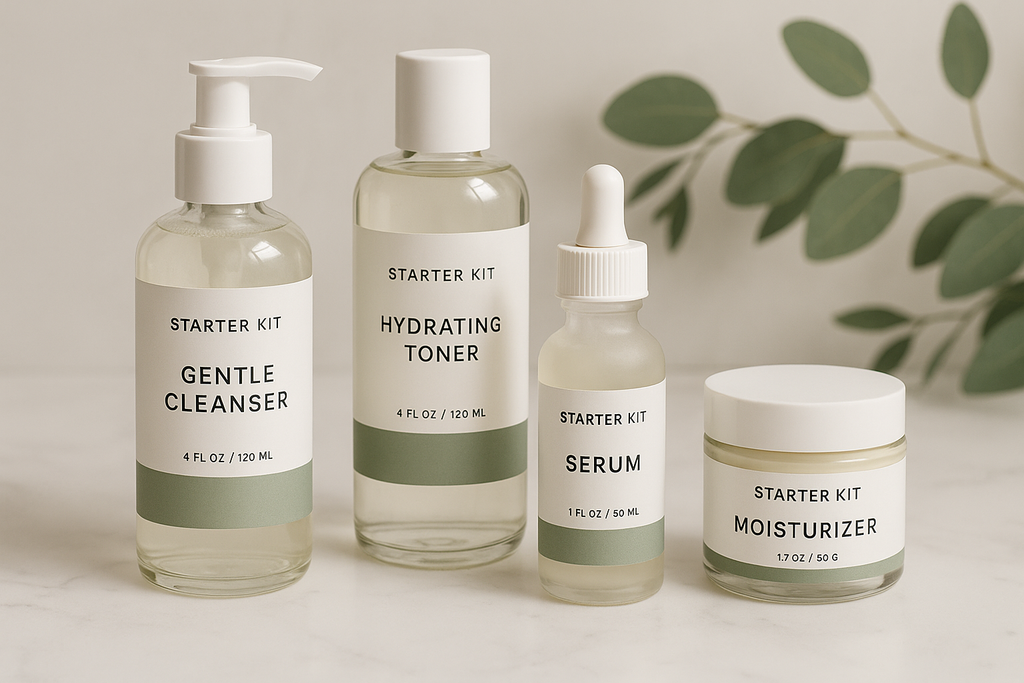 All-Gender Essential Skincare Starter Kit - Product Display