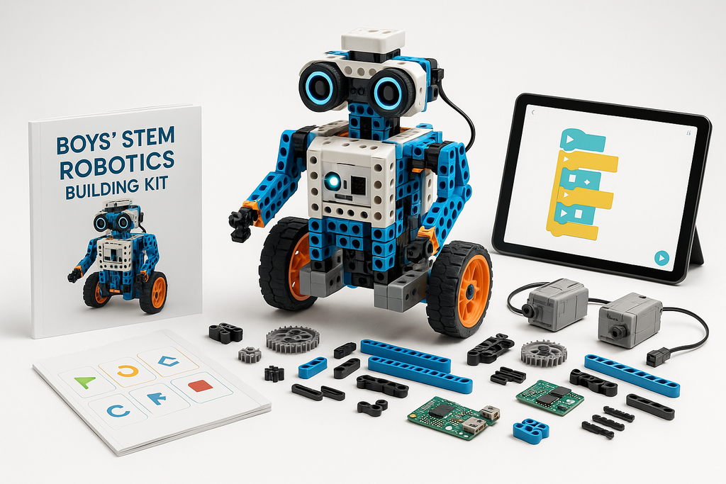 Boys' STEM Robotics Building Kit - Product Display