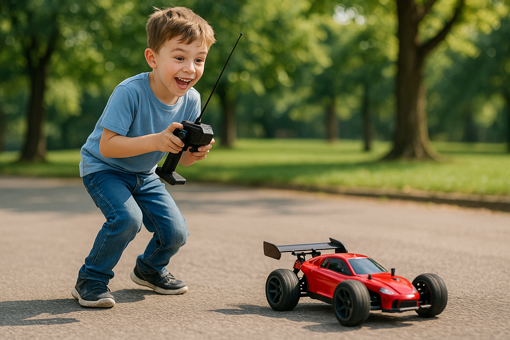 Boy with RC Car