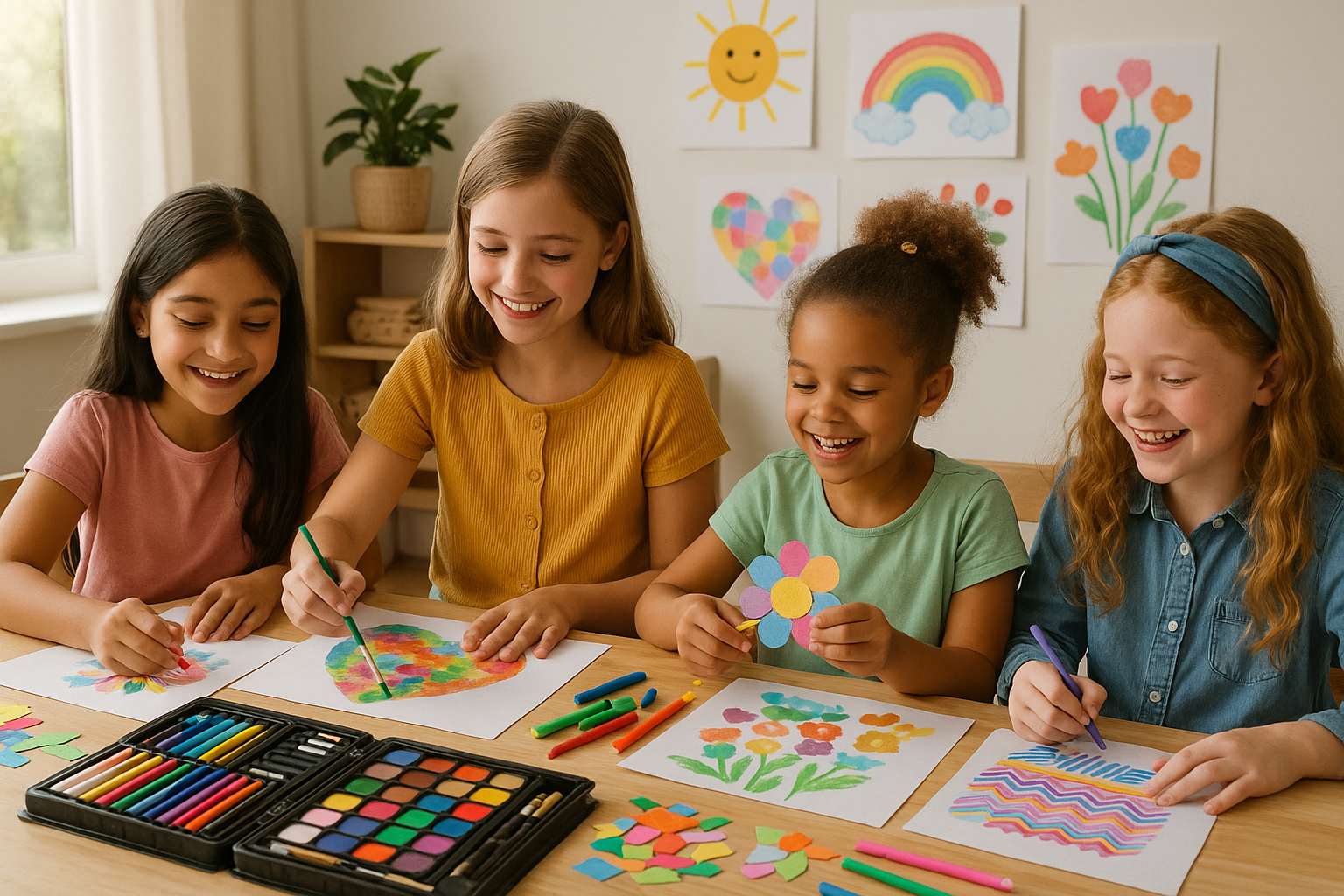 Girls' Arts & Crafts Creativity Kit - Lifestyle