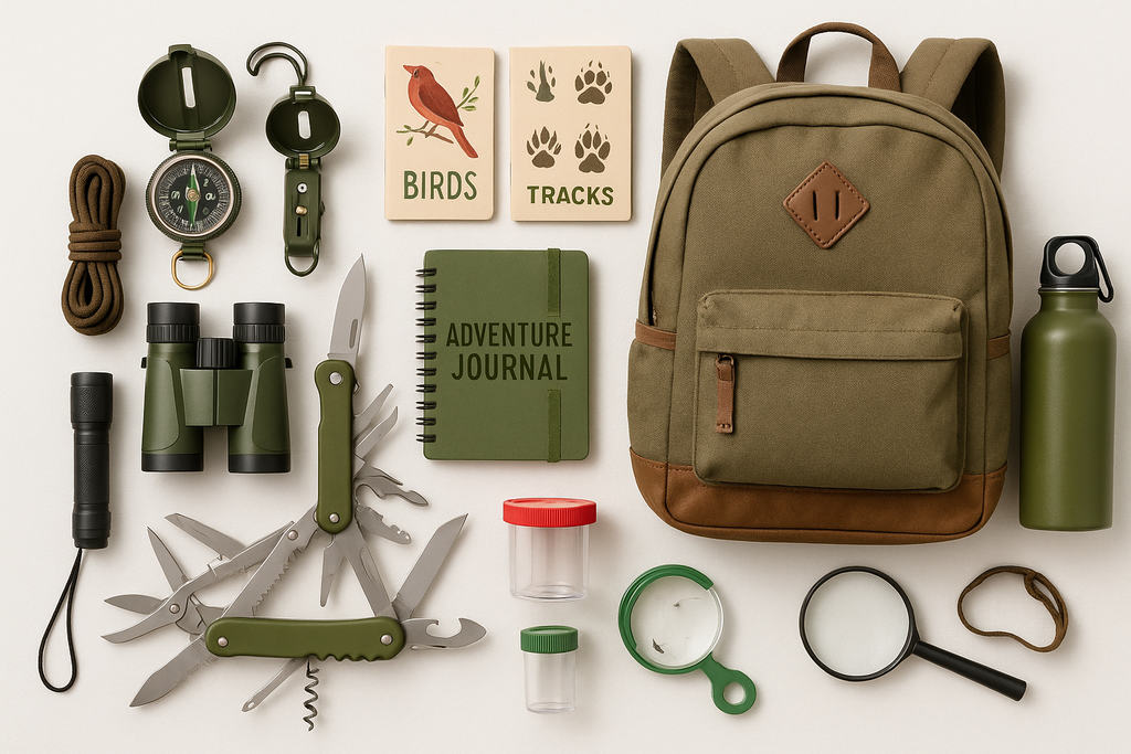 Boys' Outdoor Adventure Kit - Explorer Gear Display