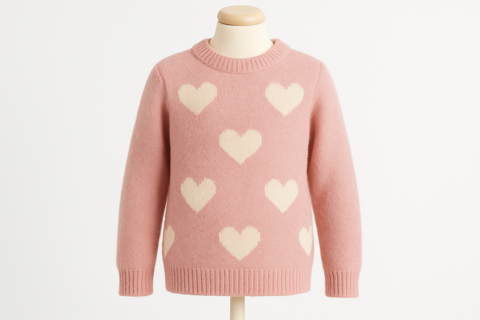 Girls' Cozy Winter Sweater - Product Photo