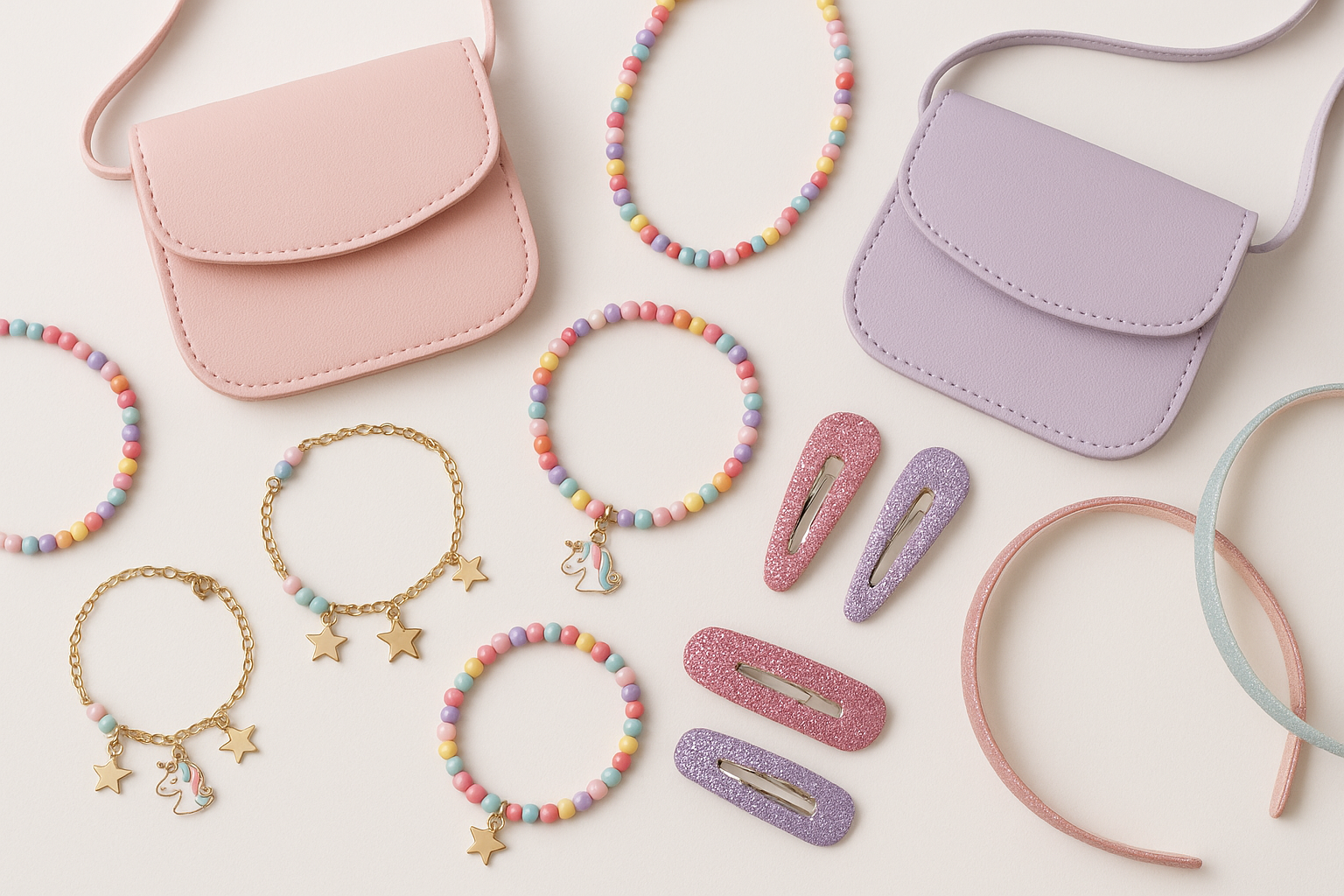 Girls' Jewelry & Accessories Set - Product Display