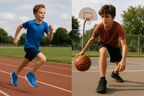 Boys Athletic Sneakers - Sports Action