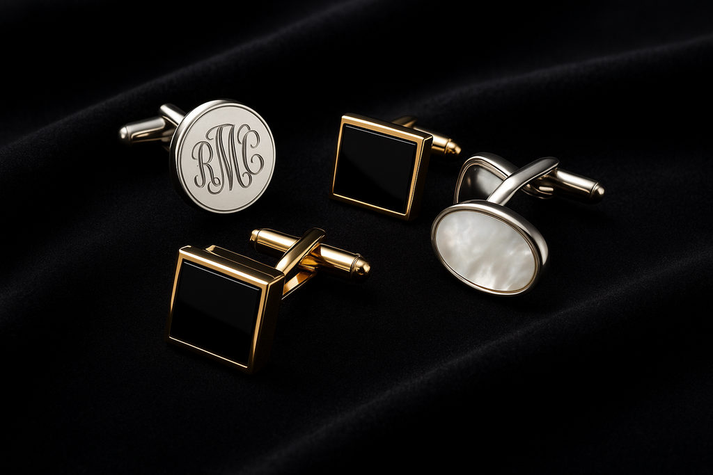 Men's Premium Cufflinks Collection - Product Display