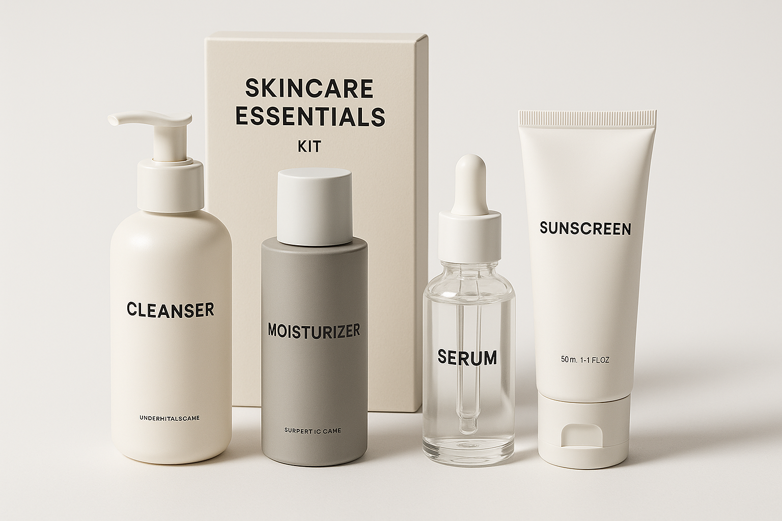 Essential Skincare Kit - Product Shot