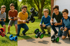 Boys' RC Stunt Car Collection - Action Play