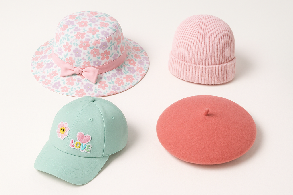 Girls Hat & Headwear Collection - Product Display