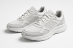 White Gray Ergonomic Sneakers - Product Shot