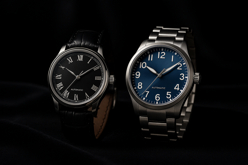 Men's Luxury Automatic Watches Display