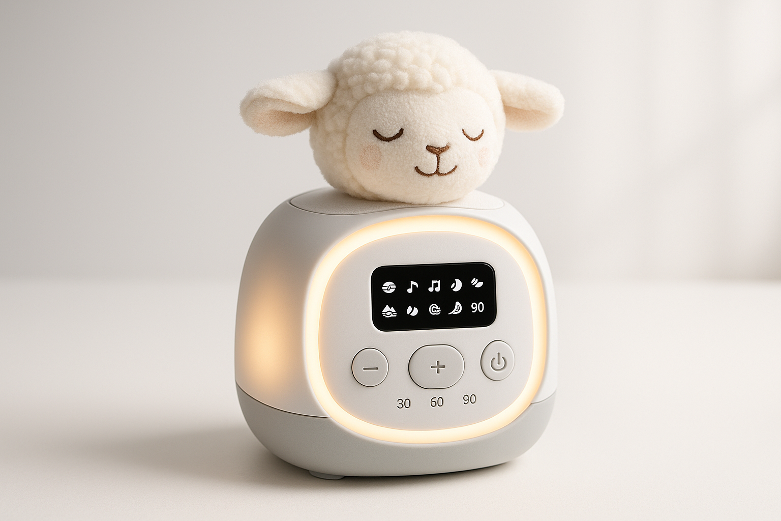 Premium Baby Sleep Sound Machine - Product Photography